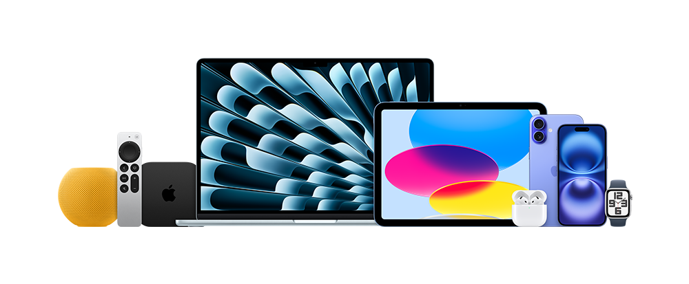 Multi-Product_HomePod_mini_Apple_TV_4K_3rd-Gen_MacBook_Air_15-in_M4_Chip_iPad_A16_Chip_AirPods_4_iPhone_16_Plus_iPhone_16_Apple_Watch_SE_Screen__USEN
